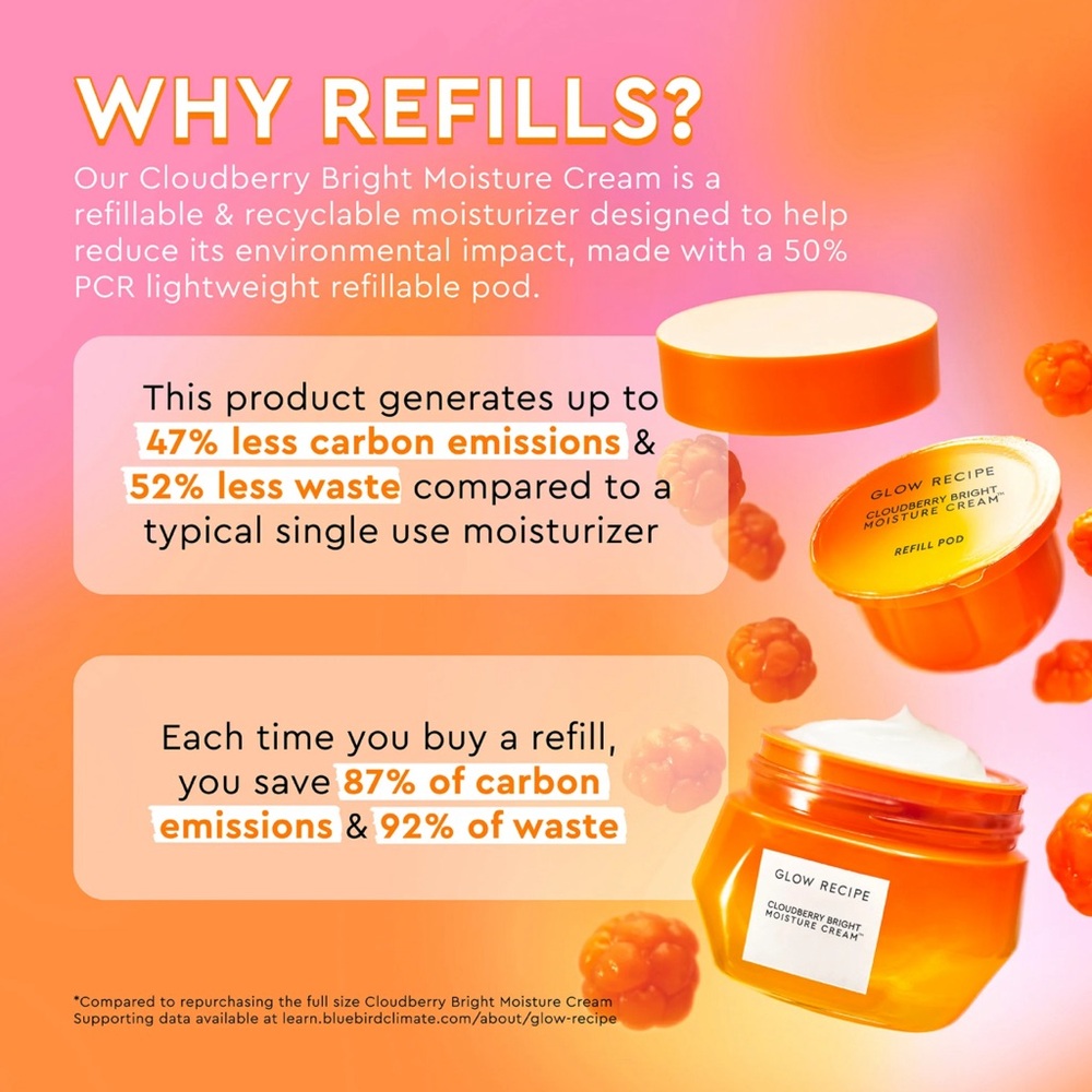 NEW Glow Recipe Cloudberry Bright Refillable Moisture Cream - Picture 9 of 9